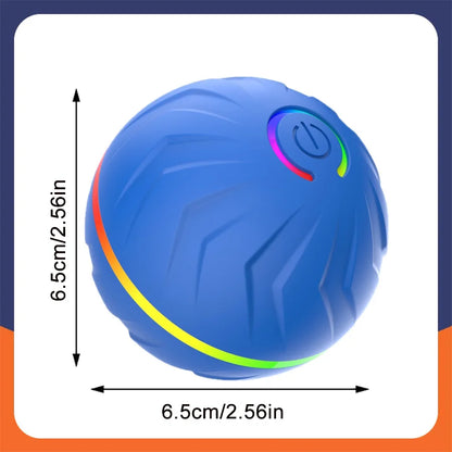 Interactive Smart Dogs Toys Balls - USB Automatic Moving Bouncing Ball for Puppy to Large Dog-Electronic Pets Ball Birthday Gift