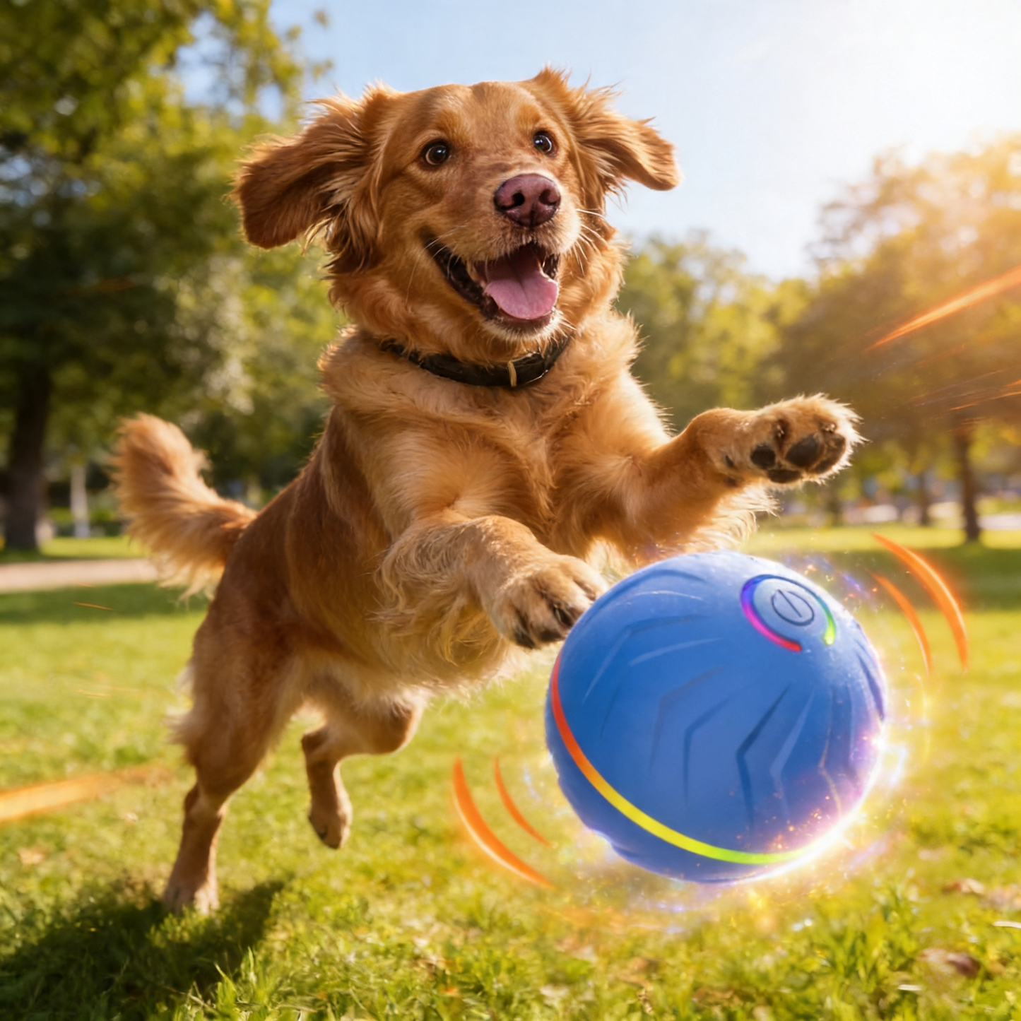 Smart Interactive Dog Ball – Automatic Moving Toy to Keep Dogs Active & Entertained