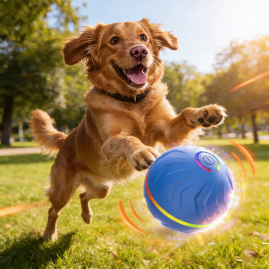 Smart Interactive Dog Ball – Automatic Moving Toy to Keep Dogs Active & Entertained
